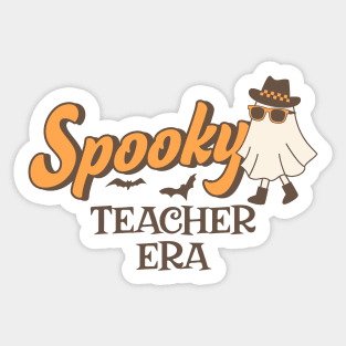 Spooky Teacher Era Sticker